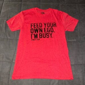 Combat Iron Apparel Red Graphic Tee